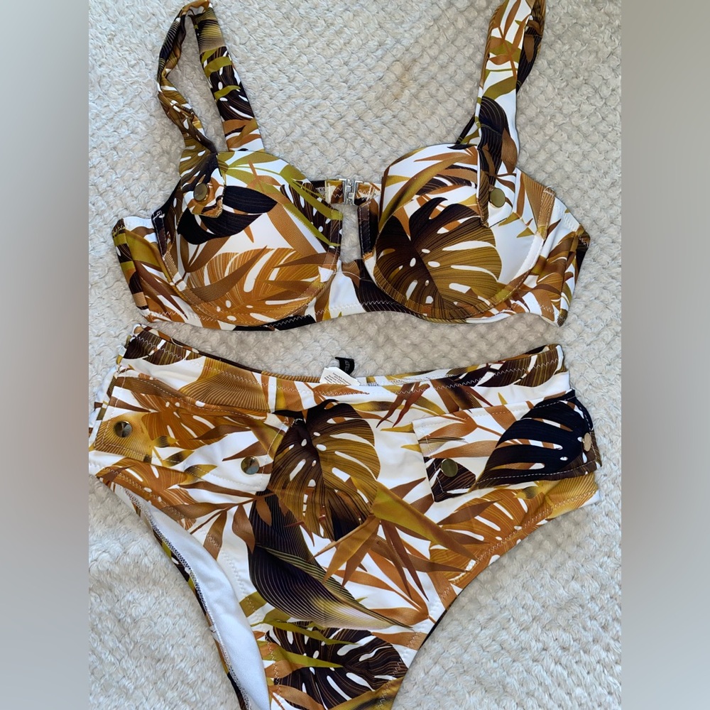 Fashion Nova High Waisted Bikini Set